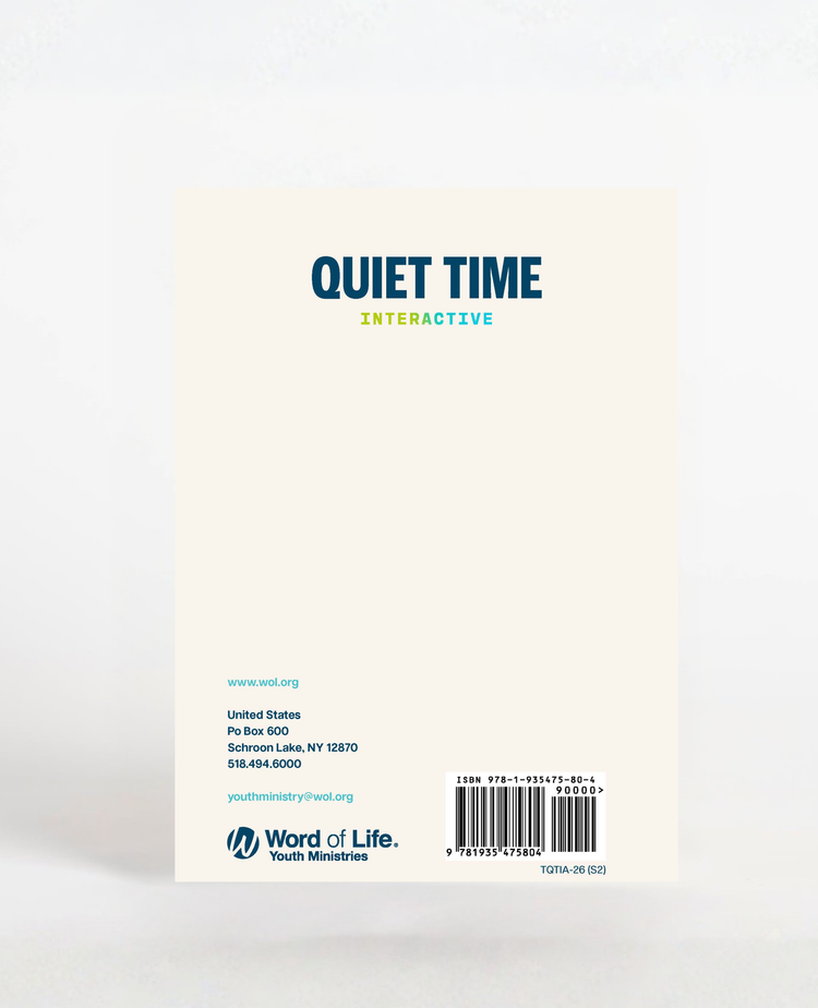 Quiet Time Devotional, for Teens