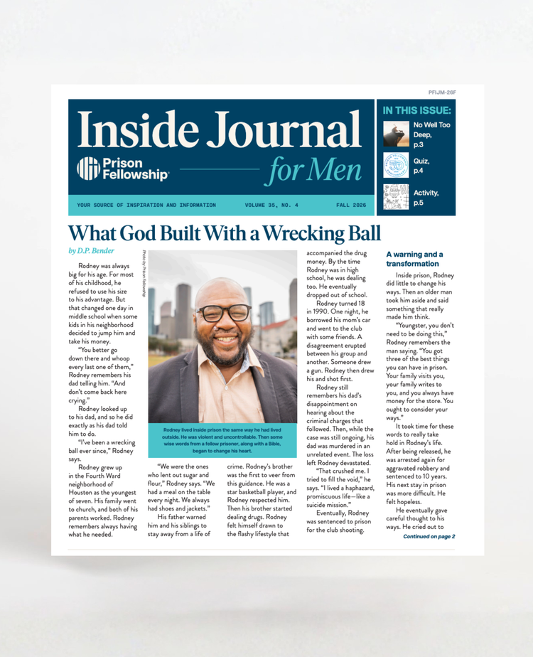 Inside Journal Men's Fall Edition, 2026 (25 pack)